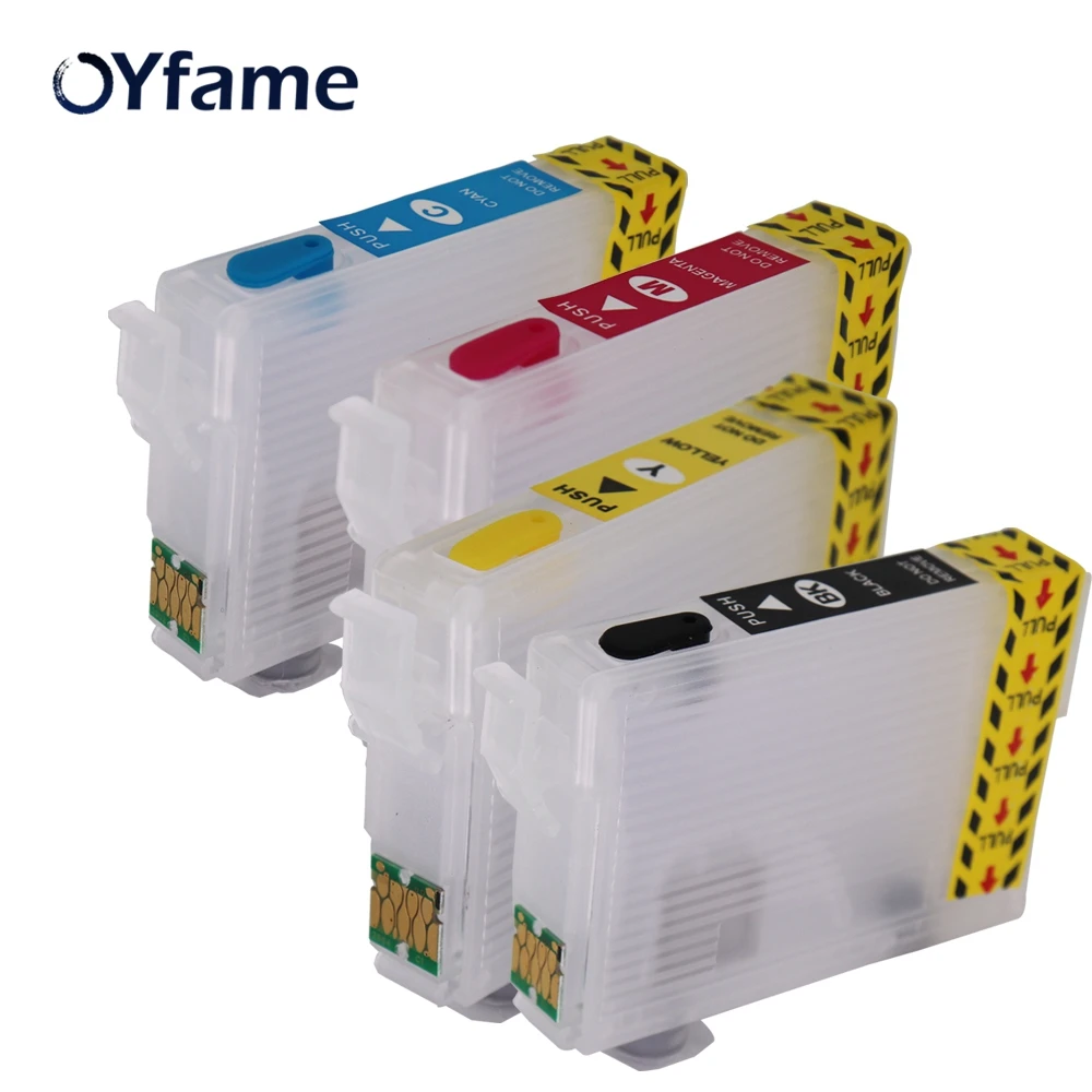 OYfame T1901 T1904 чернильные картриджи для Epson многоразовый чернильный картридж с