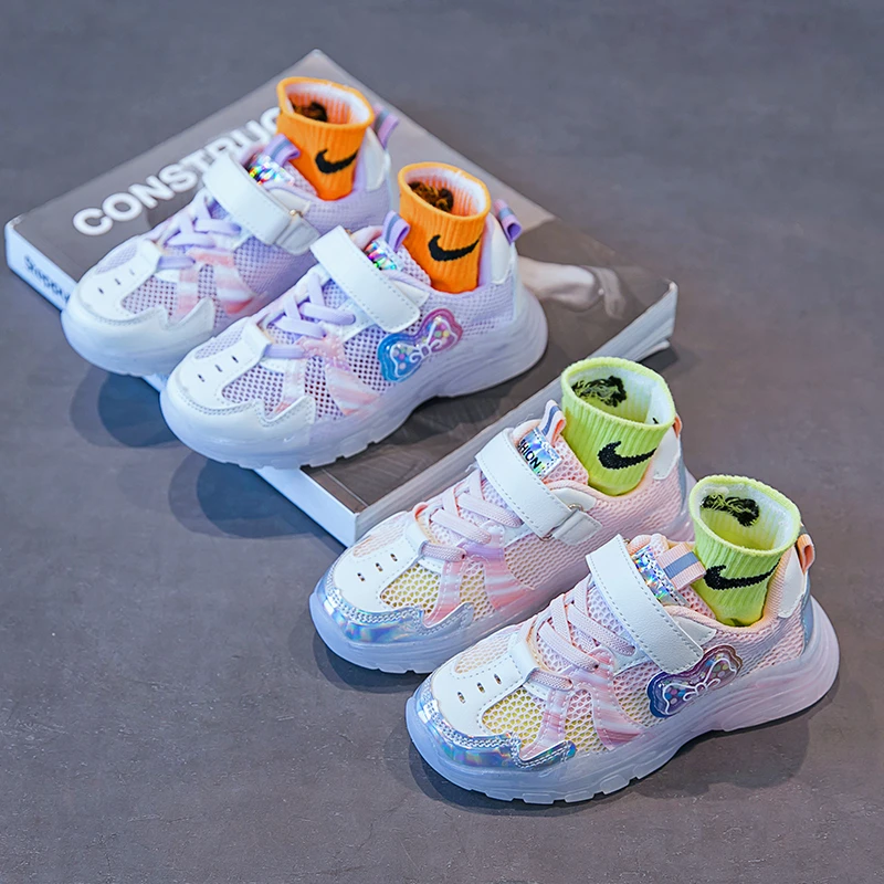 

Kids Running Sneakers Breathable Lightweight Children Shoes Non-slip Casual Boys Shoes Walking Sport Girls Sneakers Zapatillas