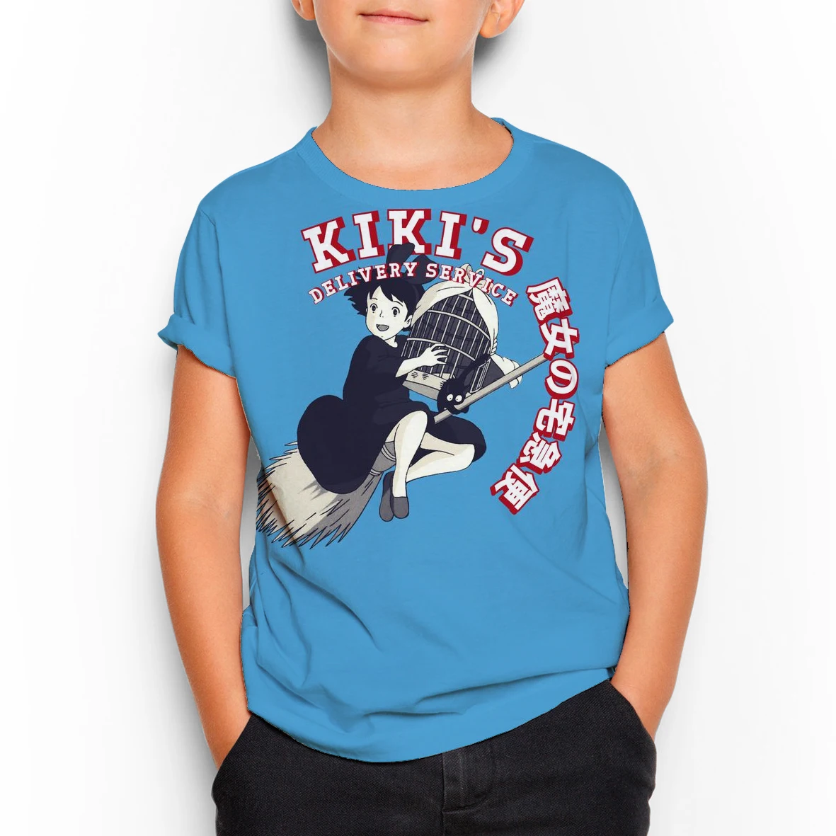 

Kiki's Delivery Service 3D Printing Children's Clothing Boys Girls T-Shirt Kids Summer Short Sleeve Tops Oversized T-shirt Tees