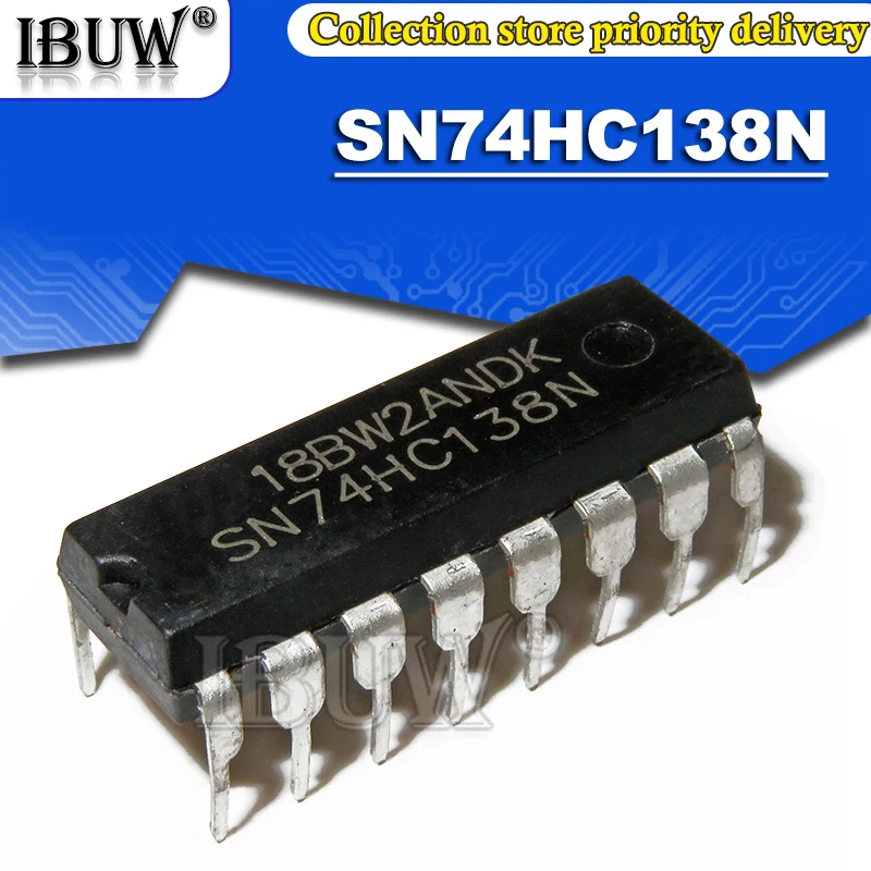 

10PCS SN74HC138N DIP16 SN74HC138 74HC138N 74HC138 DIP Integrated IC