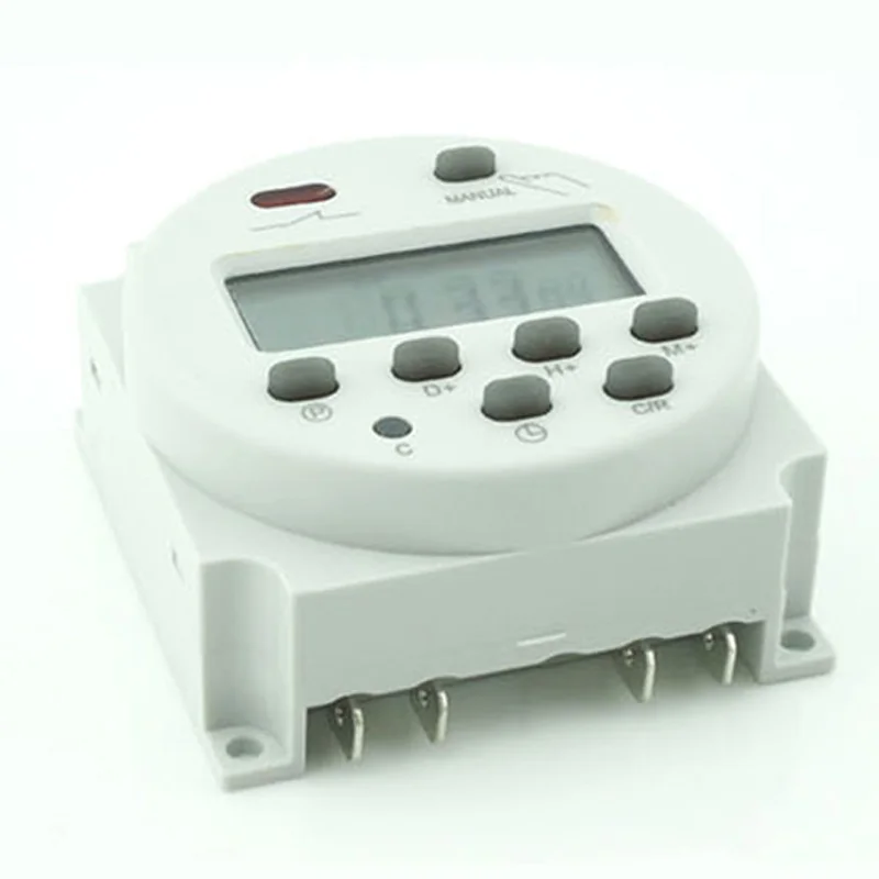 

LCD Power Digital Timer Switch 12V/24V/110V/220V AC/DC 7 Days Programmable Time Switch And CN101A\102A Relay Control Accessories