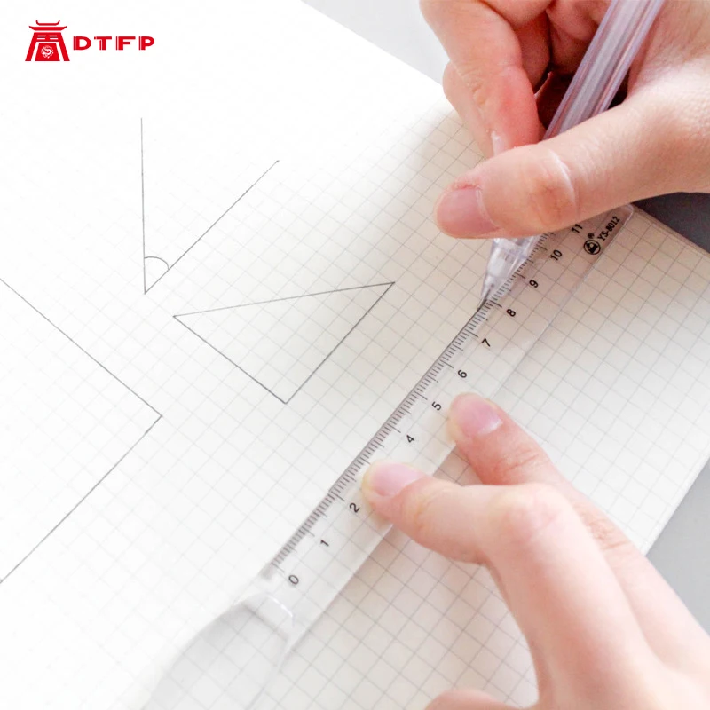 Линейка кавайные аксессуары прозрачная пластиковая прямая для шитья милые