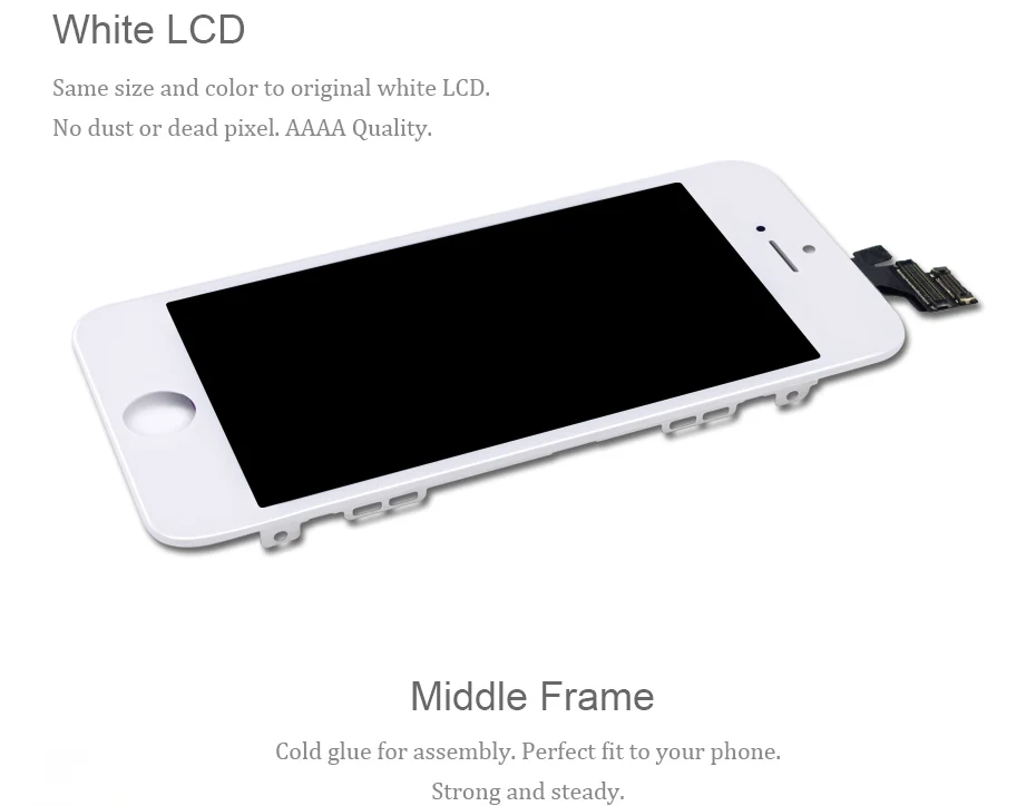AAAA+ ЖК-экран для iPhone 5S, se 5C 5 ЖК-экран без битых пикселей 3D сенсорная Замена ЖК-дисплей с набором инструментов
