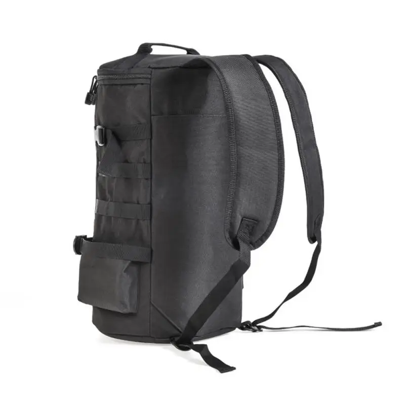 

Black Multi-layer Fishing Bag Portable Nylon Polyester Fishing Rod Bag Case Fishing Tackle Tools Storage Bag Outdoor Equipment