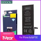 Аккумулятор 2200 мАч3500 мАч для iPhone 6 s 6 s Plus SE, высокоемкий полимерный внутренний аккумулятор для телефона, оригинальные сменные батареи