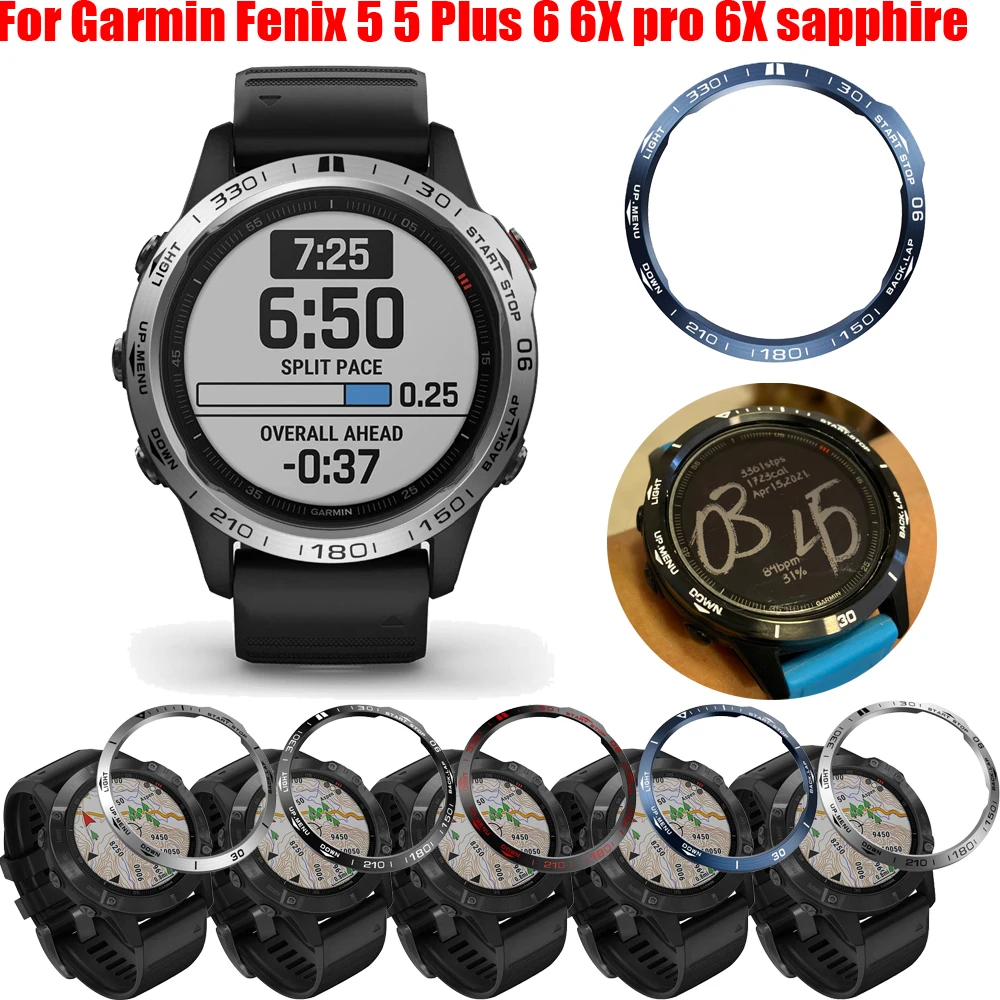 Металлический защитный чехол для смарт-часов Garmin Frame Fenix 6 6X Pro 5 5X Plus | Электроника