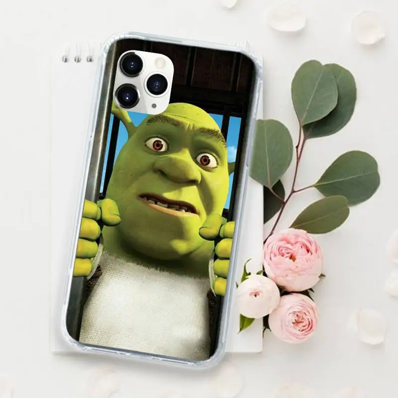 

Cute cartoon movie Shrek Phone Case for iPhone 11 12 pro XS MAX 8 7 6 6S Plus X 5S SE 2020 XR Luxury brand shell funda coque