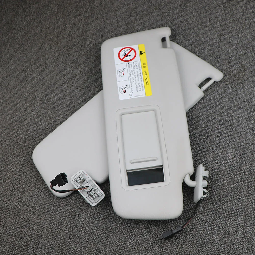 

5GG857552 Black Front Sun Visor Panel With Makeup Mirror For VW Golf 7 SportsVan Jetta MK7 T-Cross Passat B8 CC E-Golf T-Roc