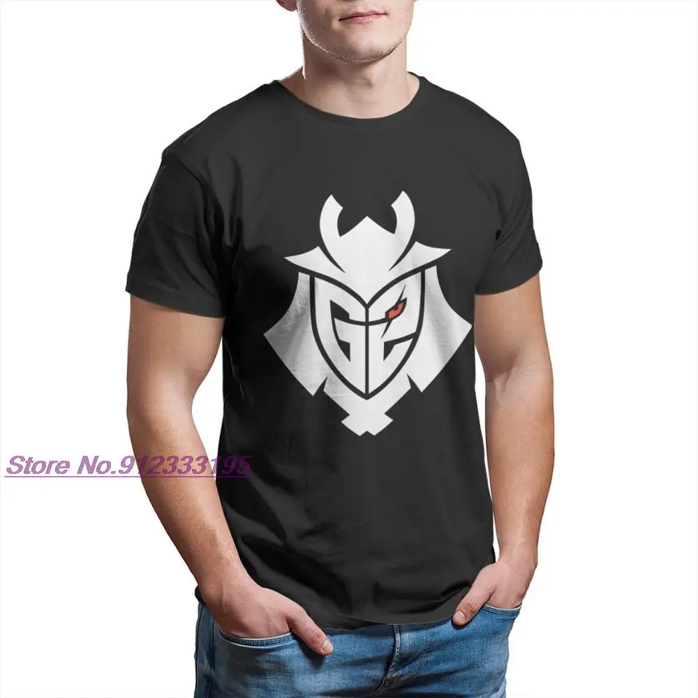G2 Esports Casual T Shirt Hot Sale League Of Legends LOL MOBA 100% Cotton O Neck Tshirts