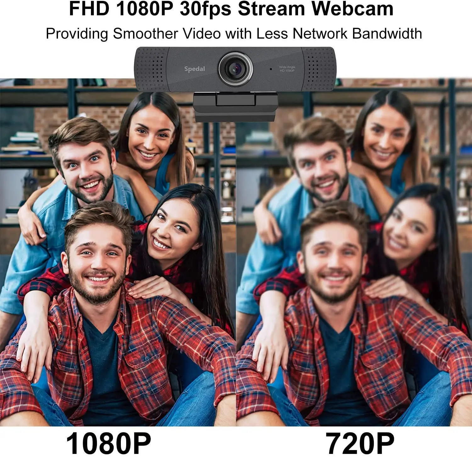Веб камера Spedal C830 Full HD 1080P с встроенным микрофоном|Веб-камеры| |