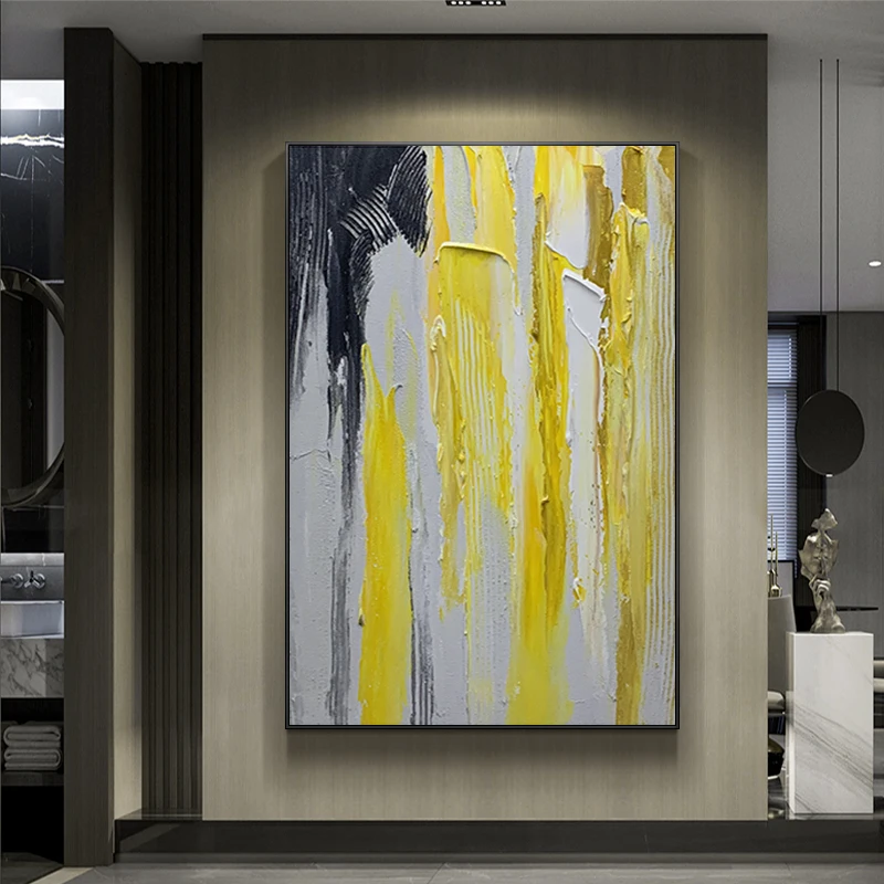 

Modern Abstract Decoration Painting Fantasy Porch Hanging Corridor Mural Vertical Version Home Decorative 32X60Inch(80X150CM)
