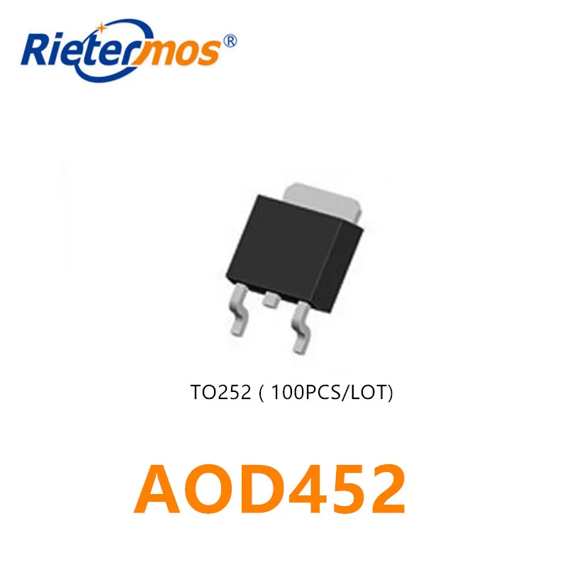

100PCS AOD452 D452 T0-252 SMD HIGH QUALITY