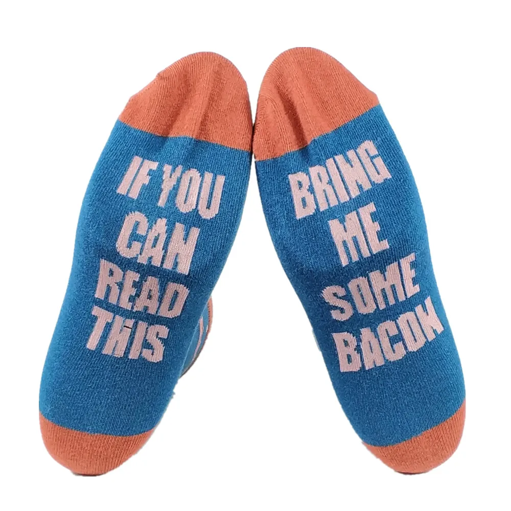 

Men's Funny Bacon Long Socks