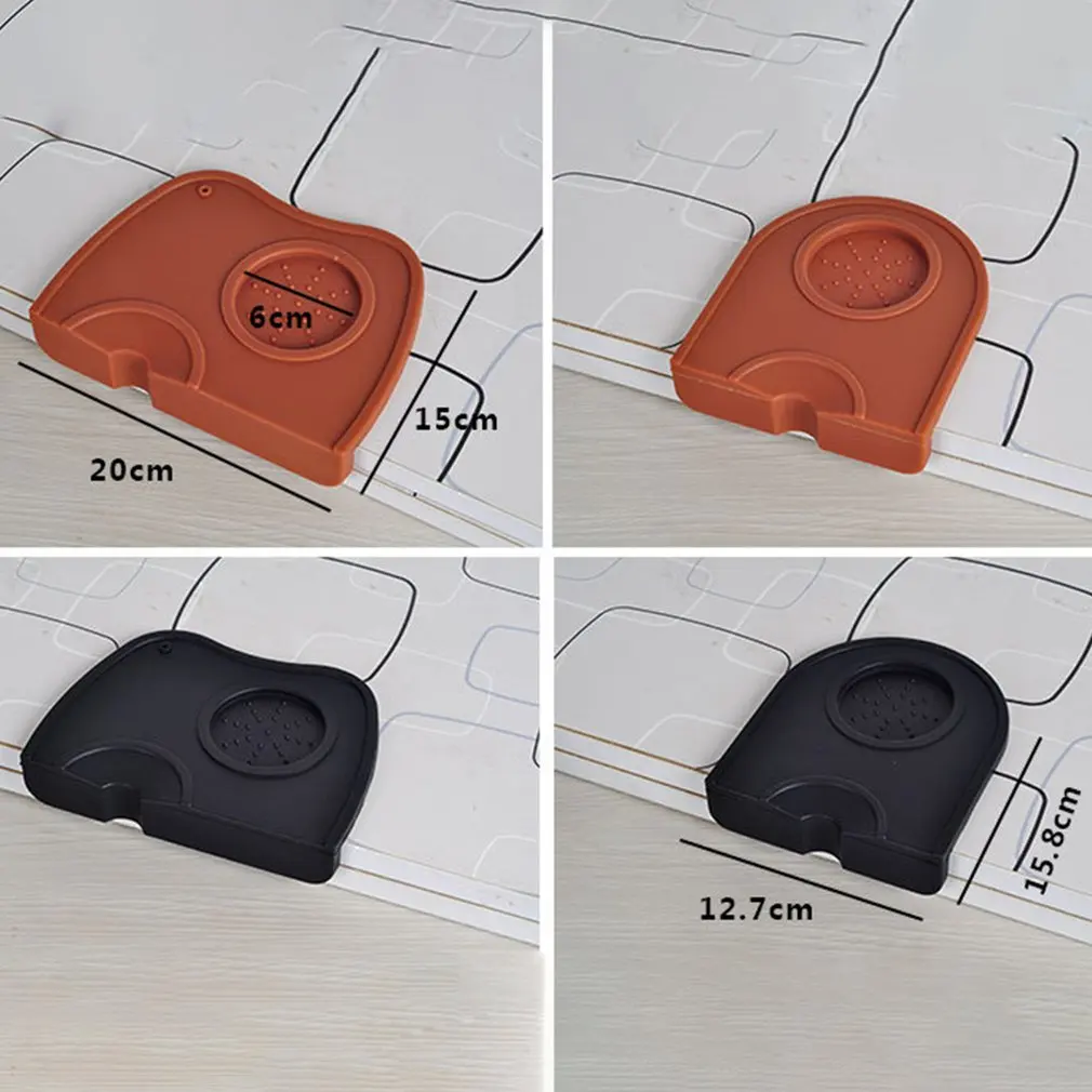 Силиконовый Противоскользящий коврик для темпера кофе L-образная подставка