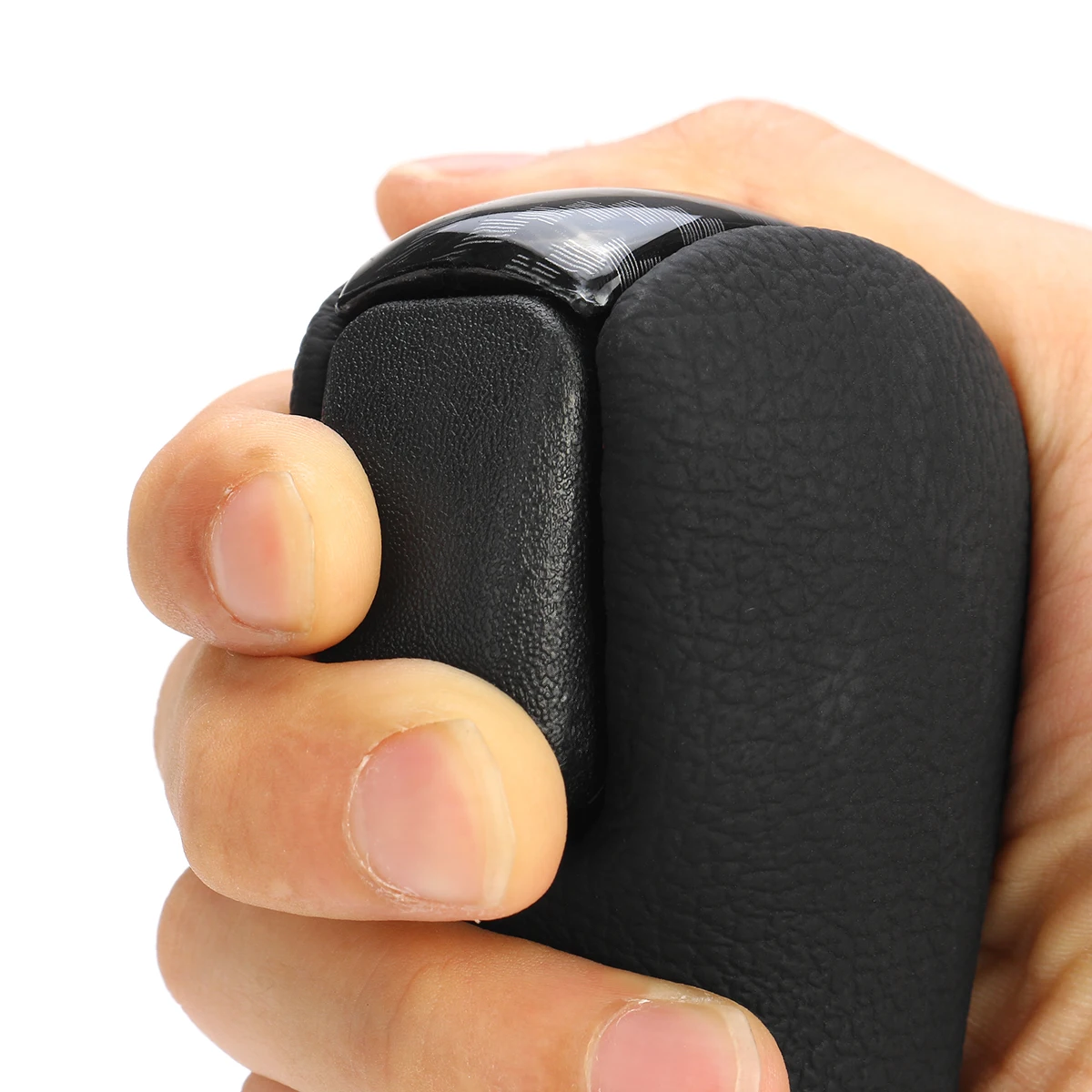 Черный/хром/карбоновый автомобильный Стайлинг автоматическая ручка