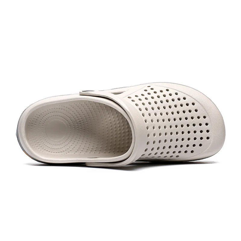 

Outdoor Beach Casual Men Shoes Indoor Light Slippers Mens Sandal Shoe Camouflage Hole Shoes Thick-soled Beach Non-slip