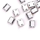 20 шт. разъем 5-контактный Micro USB Тип B гнездо SMD SMT пайки Jack