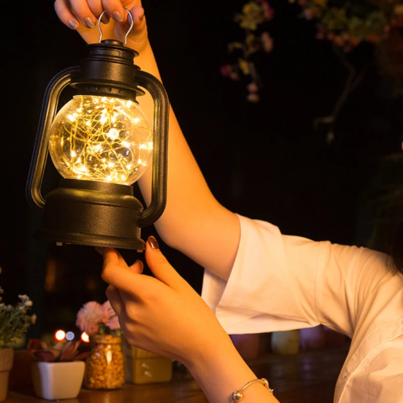 Светодиодный настольный светильник с огненным деревом серебряными цветами