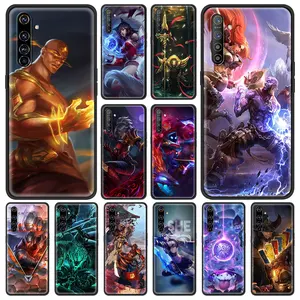 LOL Game Shockproof Case For Realme C3 8 Pro Bag Fundas Silicone Soft
Black Cover For Realme 6 7 Pro C21 Shell Luxury Coque TPU