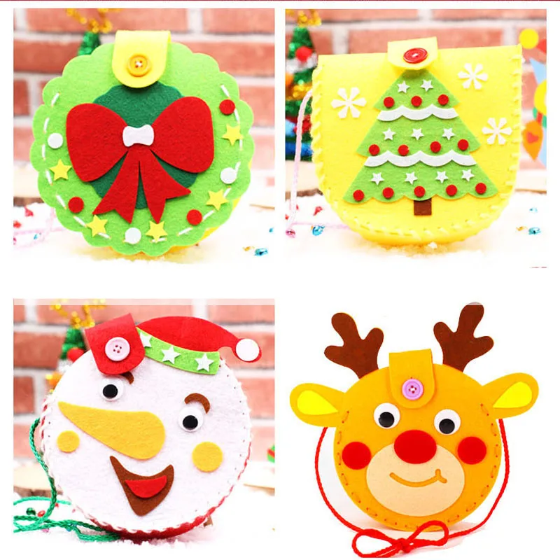 Детский сад много художественных поделок diy игрушки головоломки Рождественский