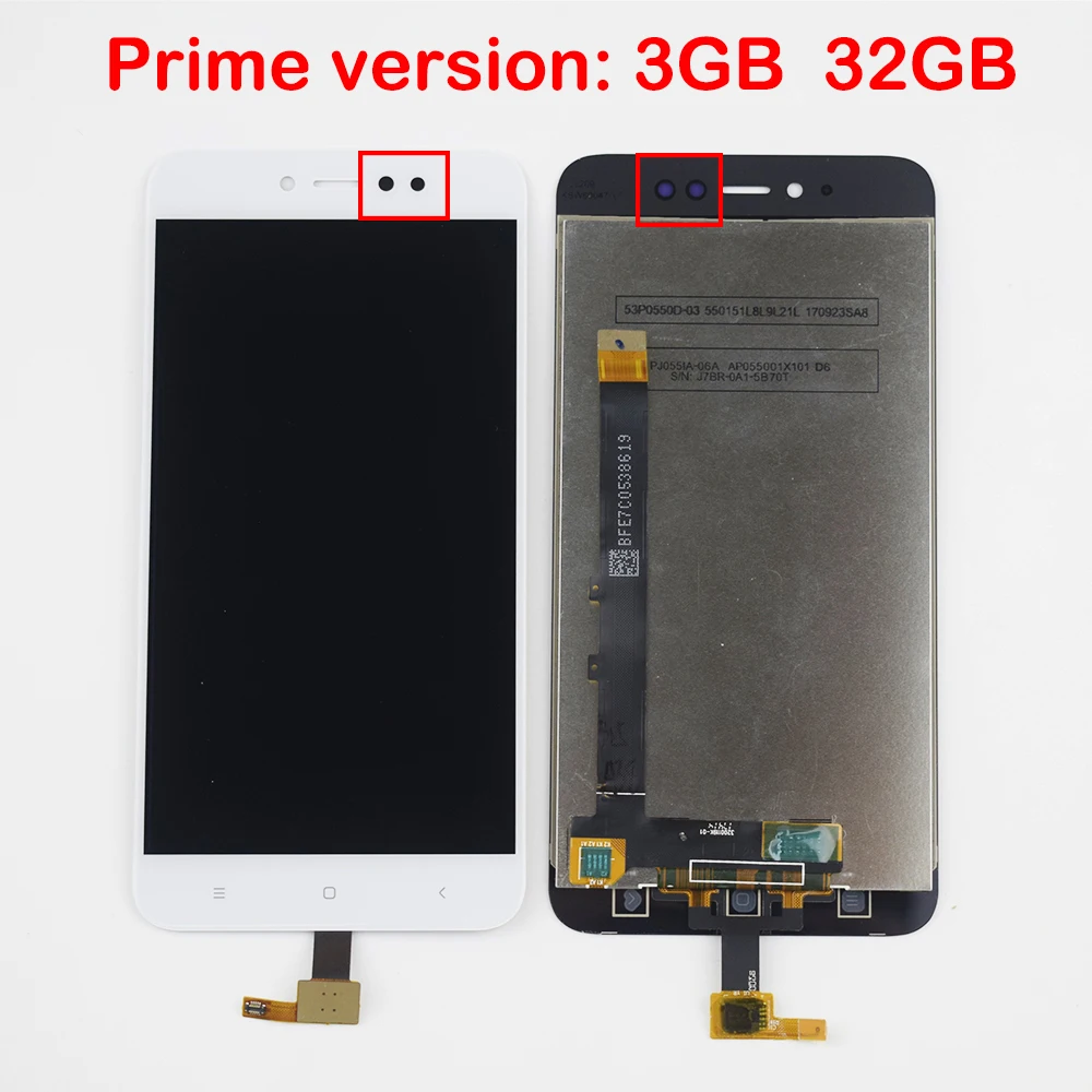 Для Xiaomi Redmi Примечание 5A ЖК-дисплей с сенсорным экраном дигитайзер сборка для