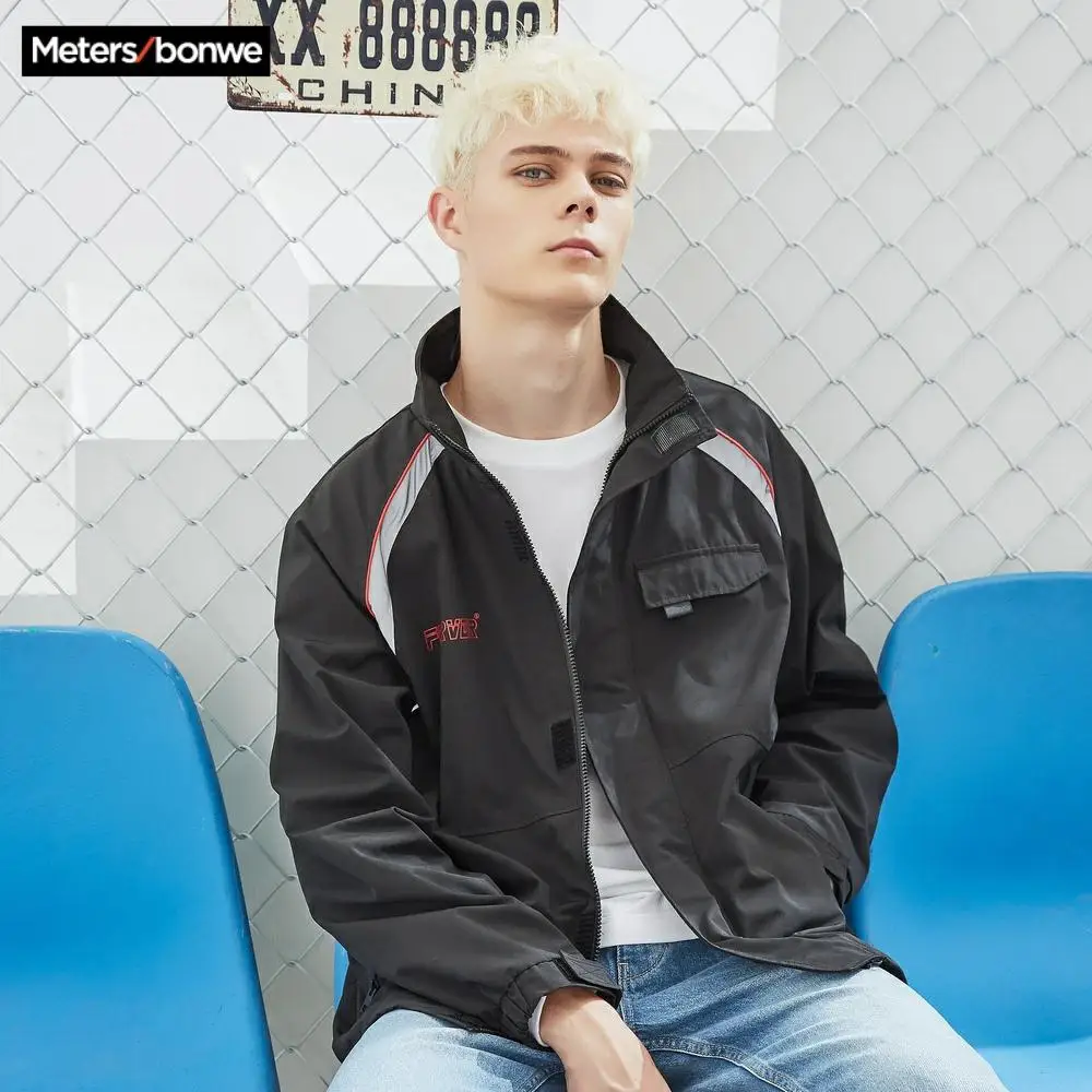 Мужская повседневная куртка Metersbonwe модная с воротником стойкой красивый