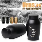 Урны из нержавеющей стали для домашних животных, собак, кошек, птиц, мышь, рандомная сувенирная шкатулка, колобарий для домашних животных, памятник 500 мл