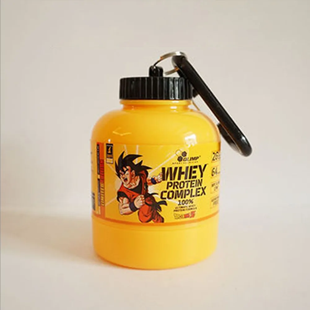 

Mini Portable Protein Powder Bottle Supplement W/ Keychain Funnels Water Bottle Water Cup Outdoor Sports Bottle