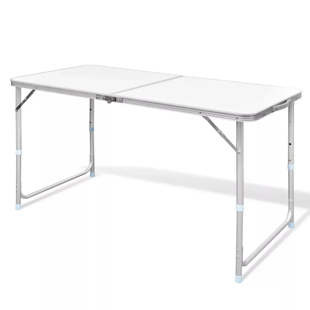 VidaXL складной стол для кемпинга регулируемая высота алюминия Легкие уличные