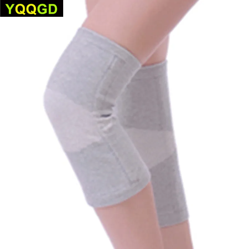 1 пара уход за здоровьем бамбуковое волокно наколенники эластичные теплые