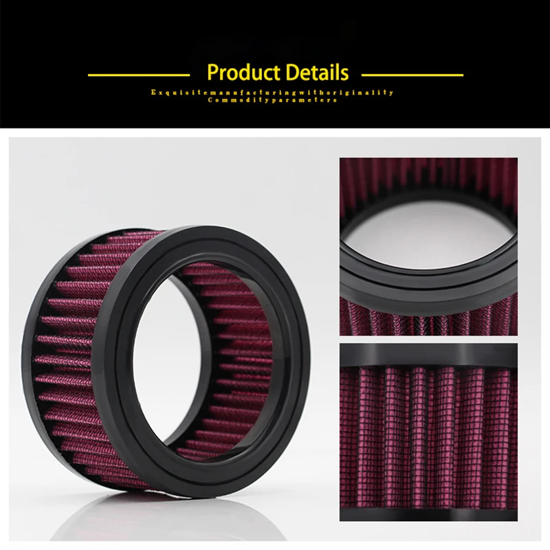 Motorcycle Air Filter Universal Replacement Cleaner Intake For Harley Sportster XL883 XL1200 X48 2004 -2018 | Автомобили и