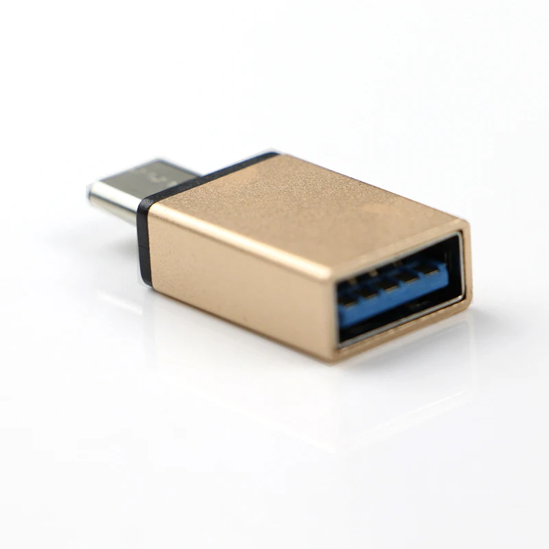 Совместимый переходник с Type C папа на USB 3 0 Мама алюминиевый корпус для