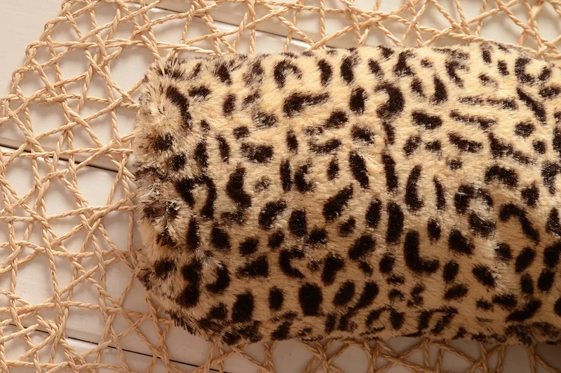 Парки для маленьких девочек куртки зимнее теплое пальто с леопардовым принтом