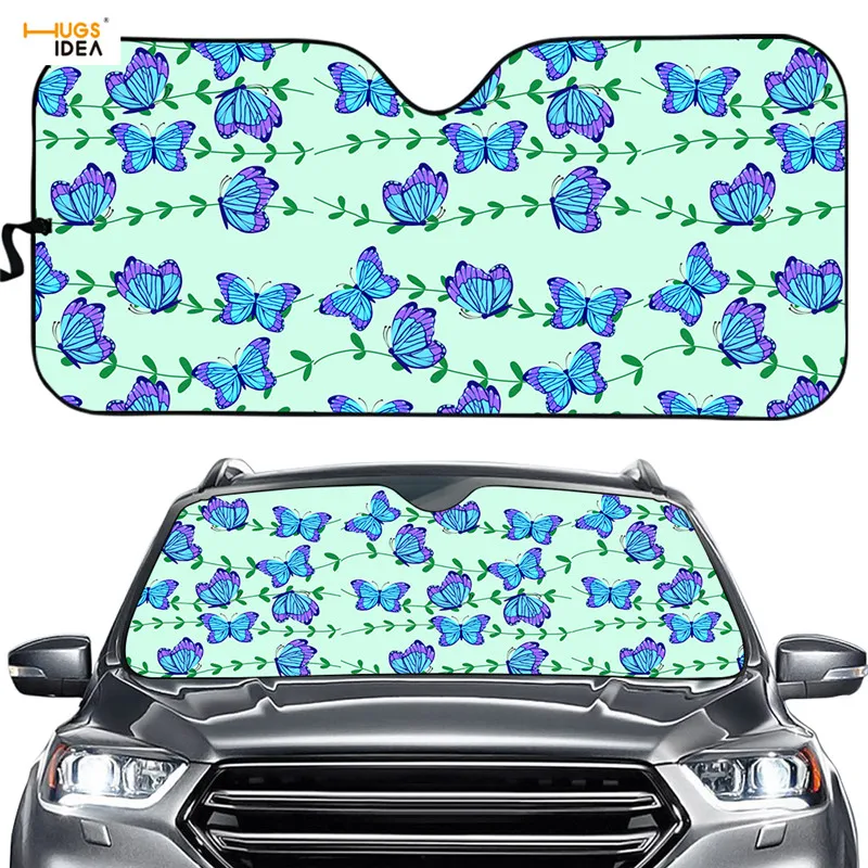 

Shades for Car Beautiful Butterfly Print Car Front Windshield Auto Sunshades Universal Fit Car Sun Shade UV and Sun Protection