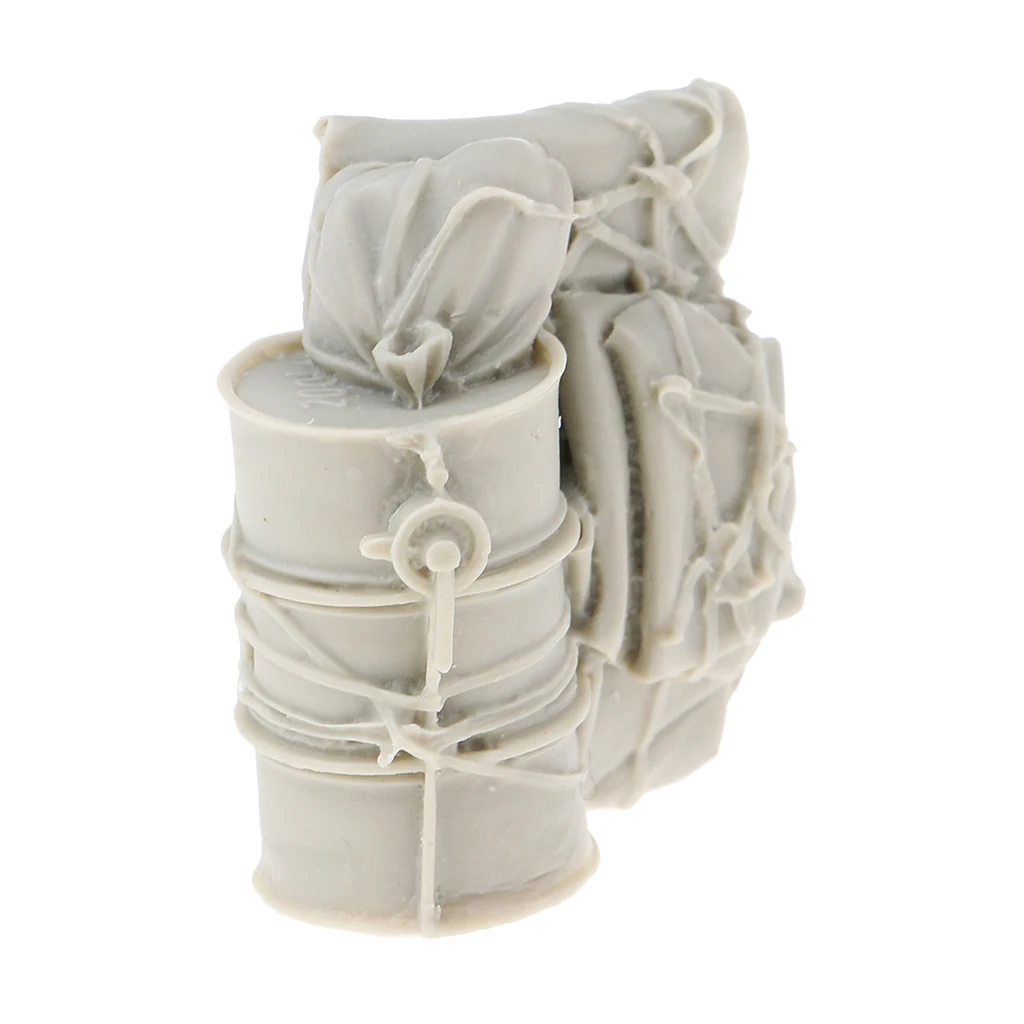 

Resin Soldier Equipment Oil Drum Canvas Bag 1/35 Scene Accessory