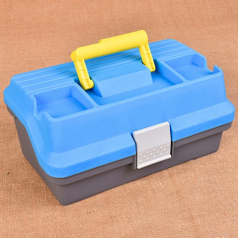 

Fishing Lure Tool Box 27878 Fishing Gear Suitcase Bait Box Pesca Multi-Layer Big Space Take in Hooks Pins Bite Leads