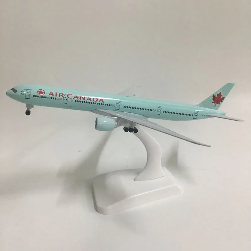 Джейсон пачка 20 см Air Canada Boeing 777 модель самолета Модель аэроплана самолет 1:300 Diecast