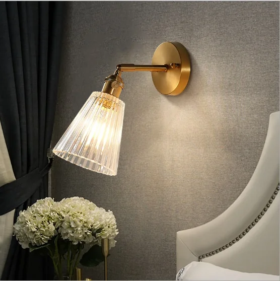 Взрывные модели после современного света роскошный настенный светильник медь