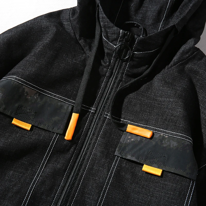MANLORIC 2020 Fall and Winter Cotton Casual Man Jacket with Nood Fashion Men Clothing Japanese Streetwear Coat | Мужская одежда