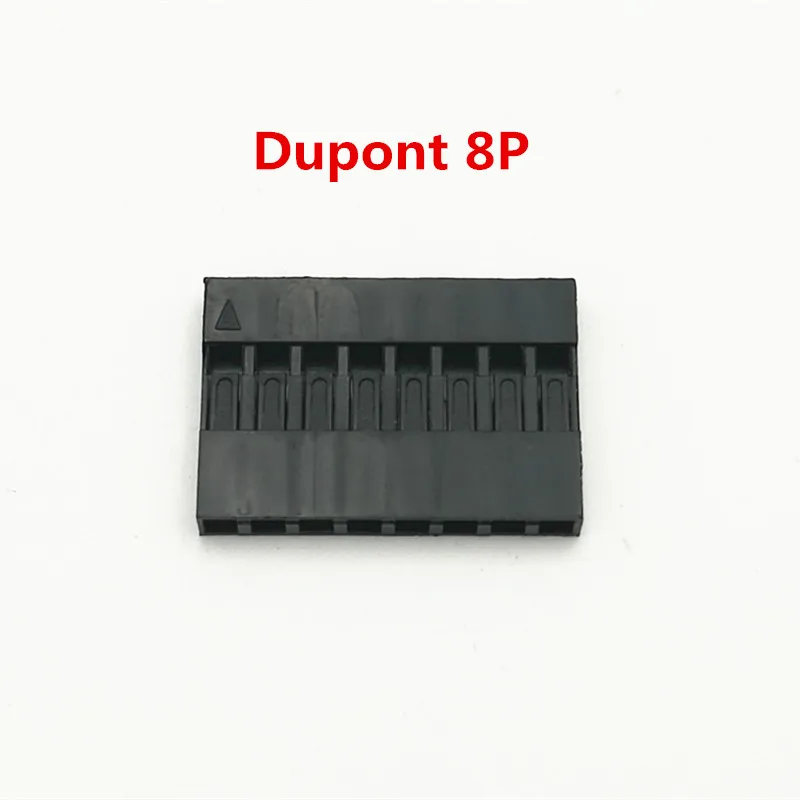 8PIN Housing 50pcs 50 шт. 2,54 мм Dupont разъем мужской/женский кабель штекер 2/3/4/5 Pin Электрический контактный заголовок Перемычка Корпус разъем провода комплект - Цвет: 8PIN Housing 50pcs