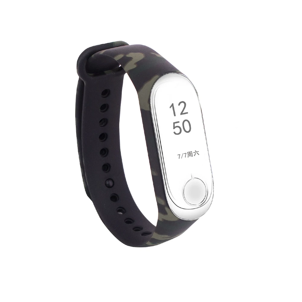 Mi band 3 4 красочные ремешки mi band 3 4 аксессуары сменный силиконовый браслет для Xiaomi mi 3 4 смарт-браслеты - Цвет: 15