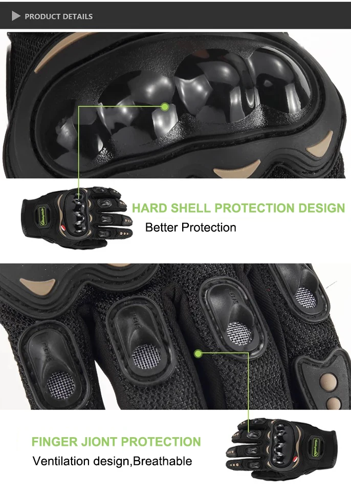 Probiker мотоциклетная Защитная перчатка мотоциклетная гоночная защита из углеродного волокна для мотокросса мужская велосипедная защита Guante летняя