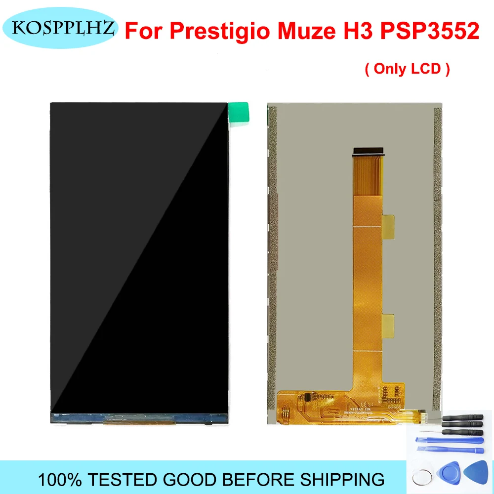 Оригинальный качественный ЖК дисплей для Prestigio Muze H3 psp 3552 DUO 3552DUO дигитайзер (без