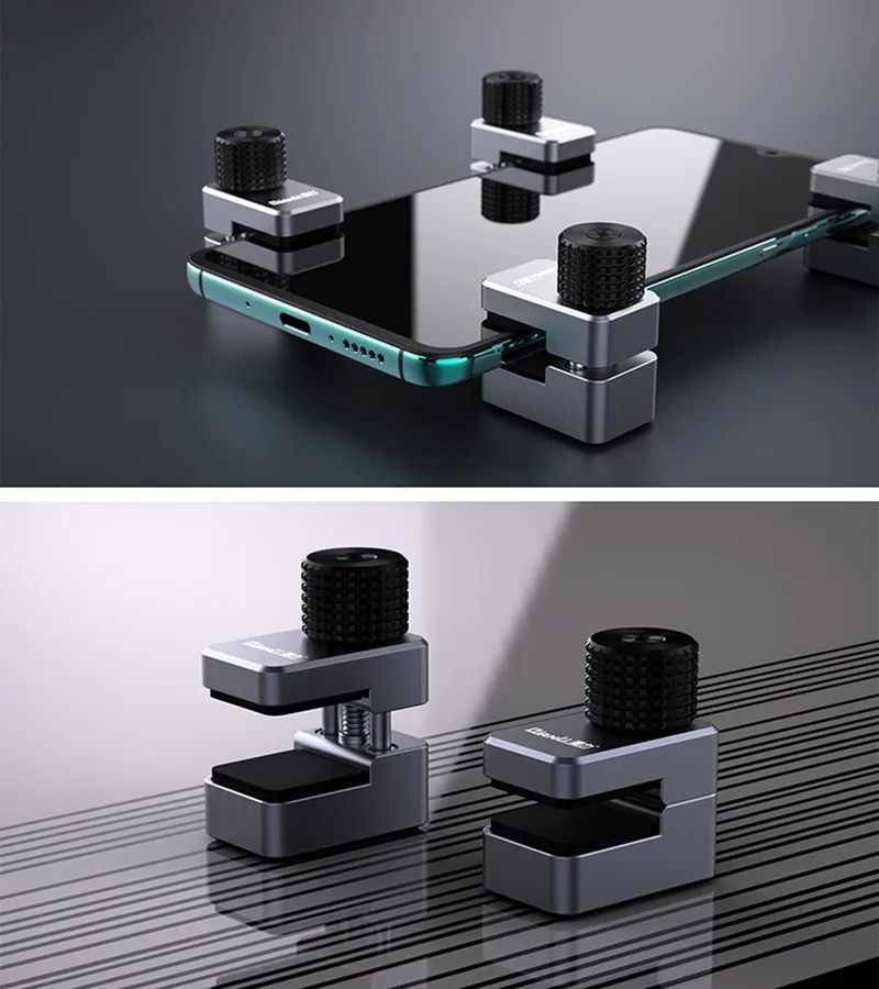 Универсальный держатель для экрана телефона металлический зажим регулируемый