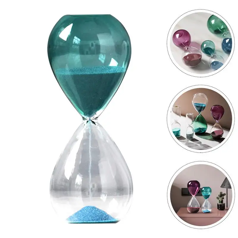 

1pc Creative glass hourglass timer Hourglass Sand Timer Hourglass Ornament