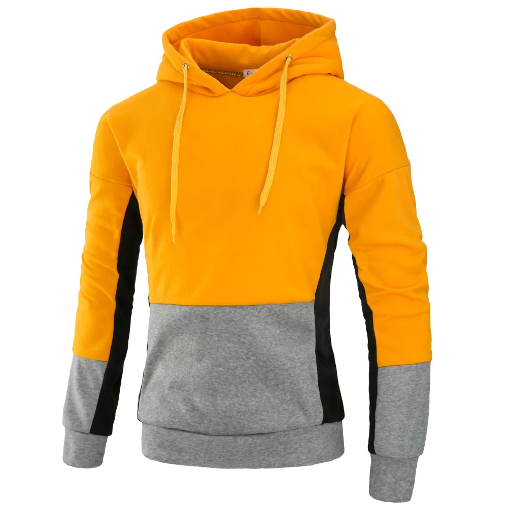 

2020 Men's New Color Block SweatshirtYouth Pullover Sweatshirt