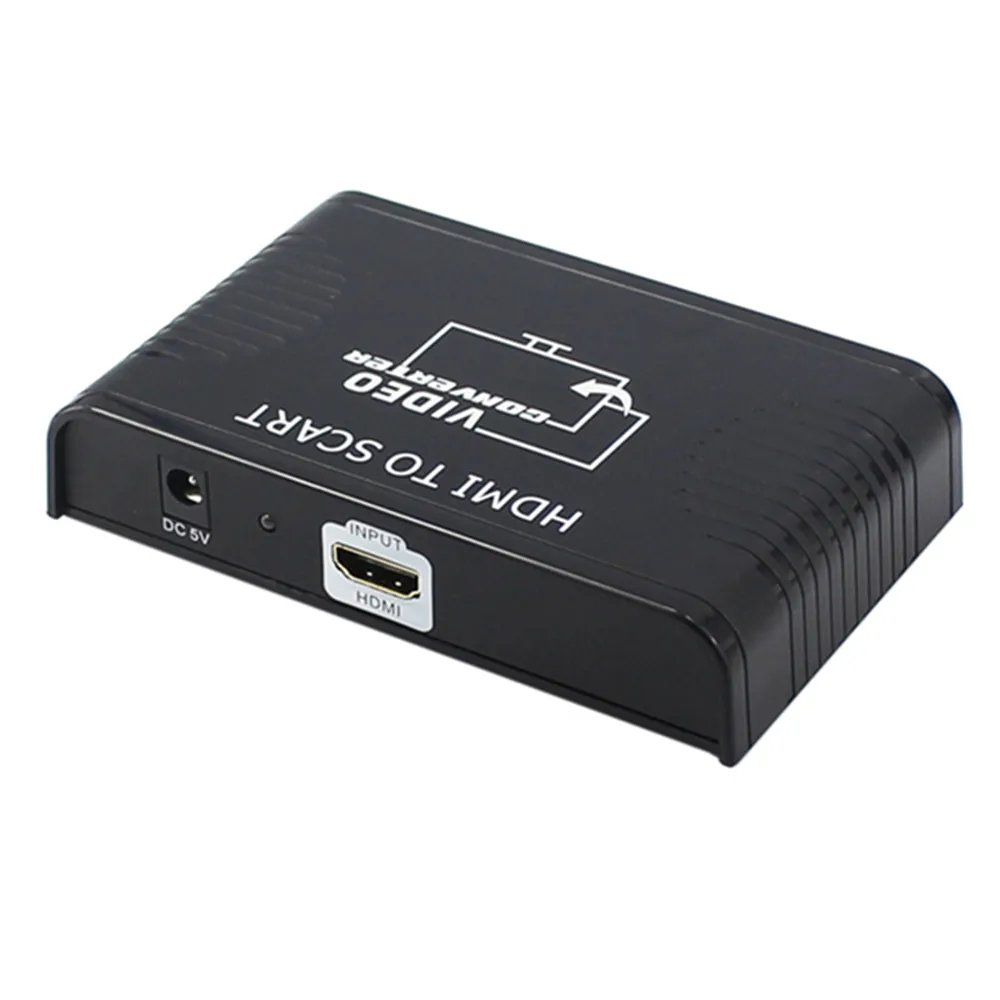 Преобразователь HDMI в Scart адаптер Full HD1080P композитное видео + стерео аудио
