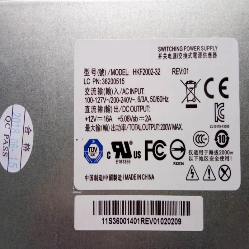 Новый оригинальный блок питания для Lenovo B320 B325r B520 B540 8Pin 200 Вт HKF2002-32 APA006 APC006 FSP200-20SI