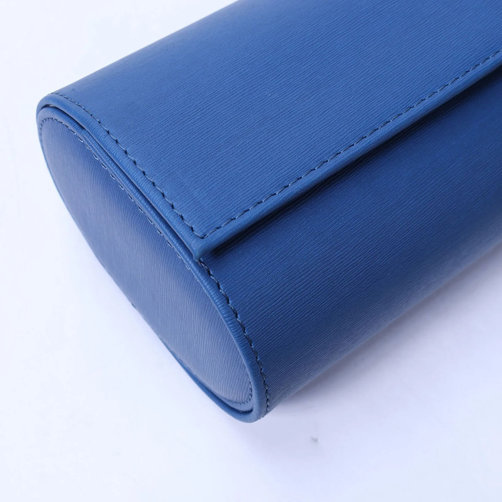 

Portable PU Watch Roll Organizer Travel Jewelry Collector Accessories Blue