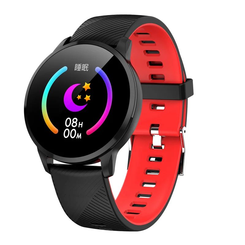 red tape Y16 Uwatch2 Smart Watch For Andriod IOS 1.33' Full Touch Screen IP67 Waterproof Fitness Tracker Bracelet Women Full Metal Unibod - Цвет: red tape